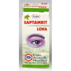 Средство при болезнях глаз САПТАМРИТ ЛАУХ УНЖА 30 табл. (UNJHA SAPTAMRIT LOHA) Индия